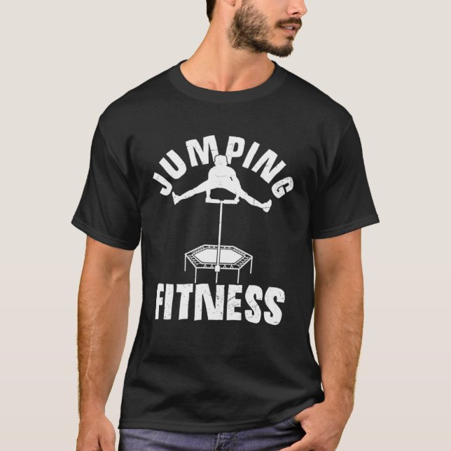 Camiseta Jumping Fitness Trampoline Jumping Endurance Sport (Frente)