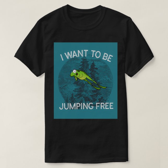 Camiseta Jumping Frog Jumping Frog of Calaveras County Shir (Frente do Design)
