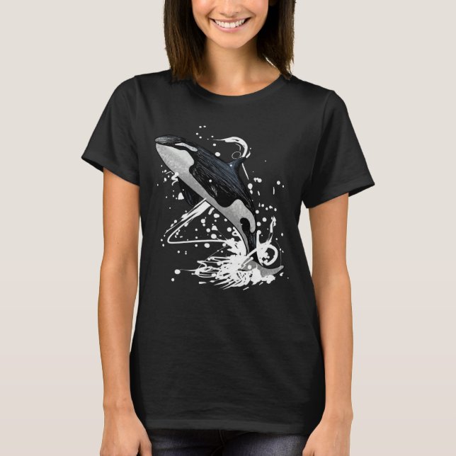 Camiseta Jumping Orca Killer Whale (Frente)