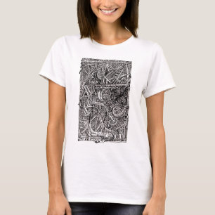 Camiseta Junção Dis, desenho de tinta