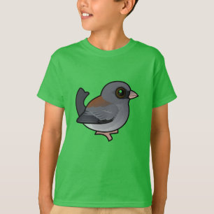 Camiseta Junco de olhos escuros (cabeça de cinza)