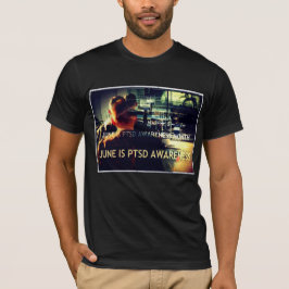 Camiseta June é PTSD Awarness Month T Shirt