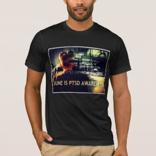 Camiseta June é PTSD Awarness Month T Shirt