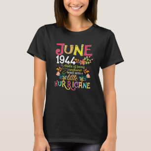 Camiseta June Girls 1944 77th Aniversário 77 Anos