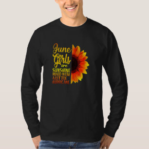 Camiseta June Girls Is Sunsher Hurricane Sunflower June