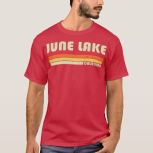 Camiseta JUNE LAKE CALIFÓRNIA Campanha de Pesca Engraçado V