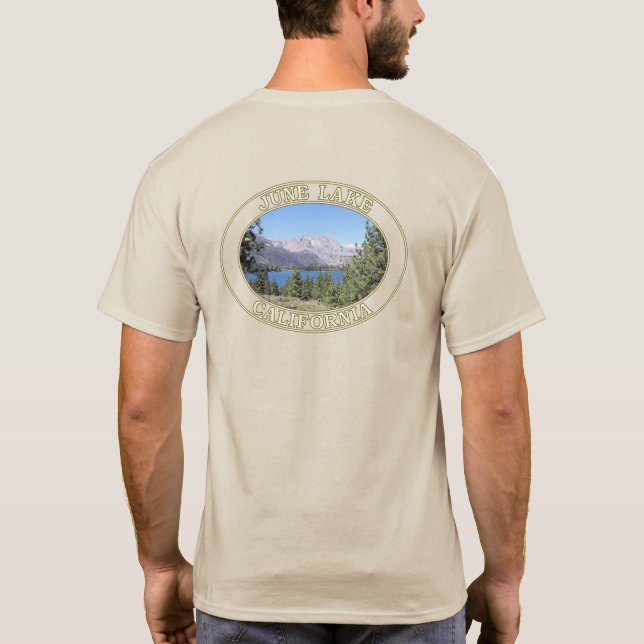 Camiseta June Lake e East Sierra Nevada (Verso)