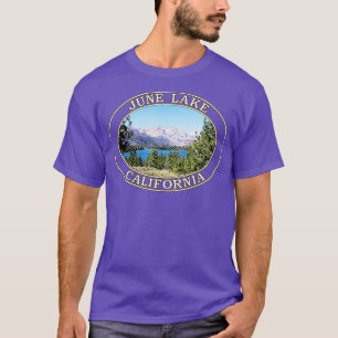 Camiseta June Lake e East Sierra Nevada Mountain em J