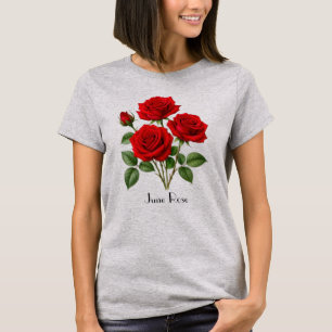Camiseta June Rose Flowers