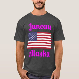 Camiseta Juneau Alasca Impressões Elegantes