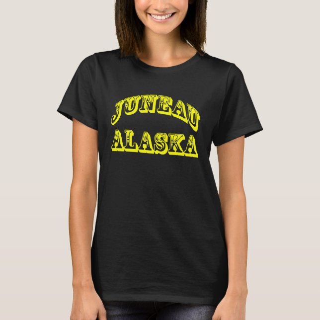 Camiseta Juneau Alaska USA Souvenir (Frente)
