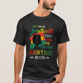 Camiseta Junenésimo Negras Porque o meu Ancestor não era