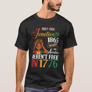 Camiseta Junenésimo Negro Porque Meu Ancestral Não Estava L