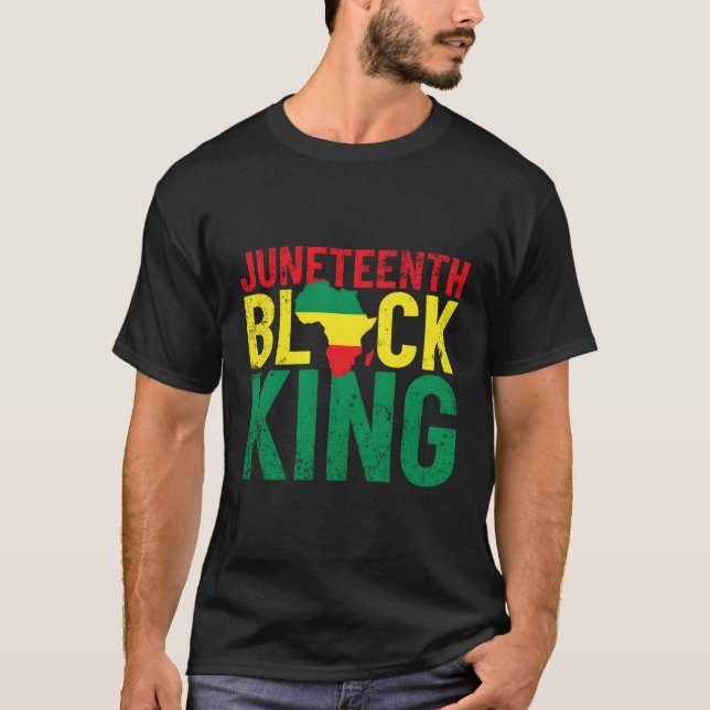 Camiseta Junenésimo Rei Negro Para Junenho (Frente)