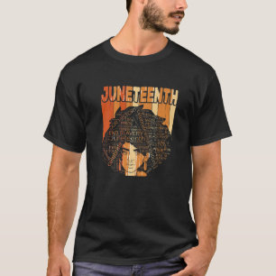 Camiseta Junenn Melanin Black Girls Natural Hair Afro For