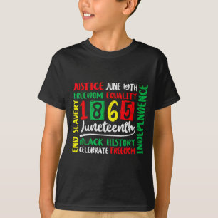 Camiseta junenth 1865 escravos africanos homens mulheres 19