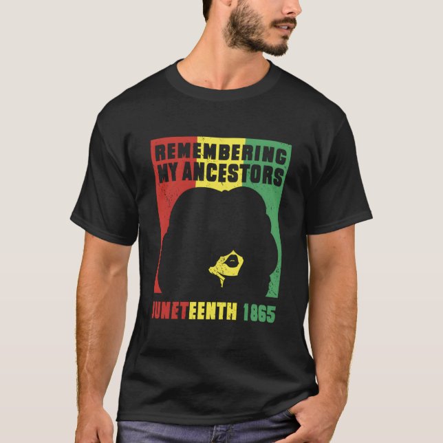 Camiseta Junenth Lembrando Meus Ancestrais (Frente)