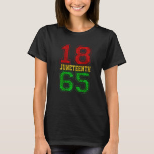 Camiseta Juneteenth 1865 Black Proud African American For J