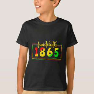Camiseta Juneteenth 1865 Dia da Liberdade Juneteenth Para H