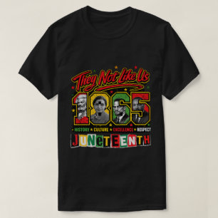 Camiseta Juneteenth 1865 História Negra Líderes de Direitos
