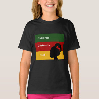 Camiseta Juneteenth 1865 Meninas