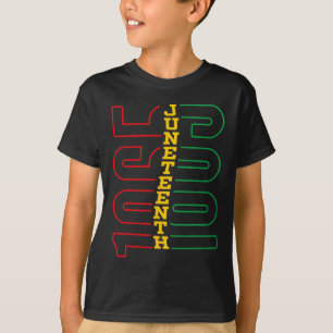 Camiseta Juneteenth 1865 Mês da História Negra Afro America