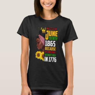 Camiseta Juneteenth 1865 Remembering My Ancestors Black Fre