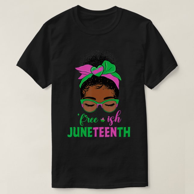 Camiseta Juneteenth Aka Freeish Since 1865 Independence chr (Frente do Design)