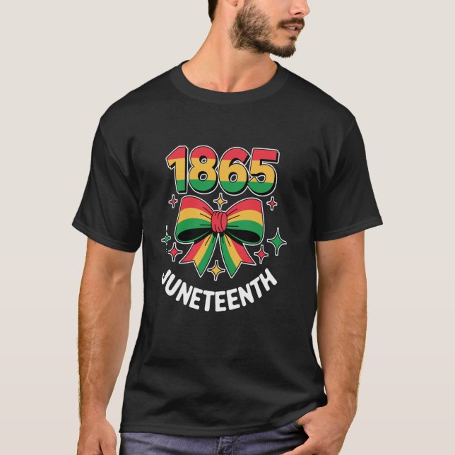 Camiseta Juneteenth Amor Mês da História Negra Afrocentrism (Frente)