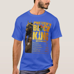 Camiseta Juneteenth Black King Melanin Dad Fathers Day Men 