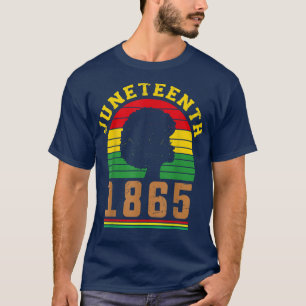 Camiseta Juneteenth Celebrating 1865 Cute Black 3304