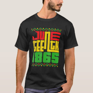 Camiseta Juneteenth Celebrating Black Freedom 1865 Flag