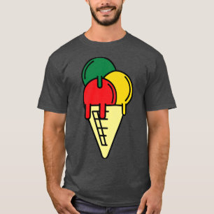 Camiseta Juneteenth Celebrating Black Freedom Ice Cream Lov