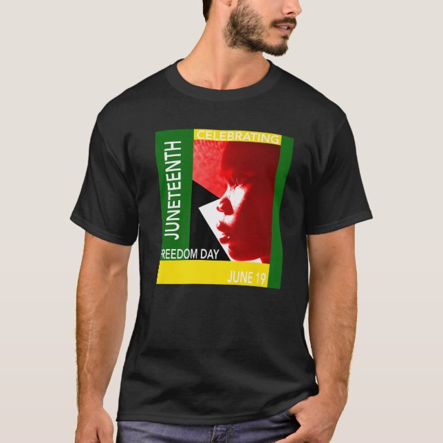 CAMISETA JUNETEENTH FREEDOM DAY (Frente)