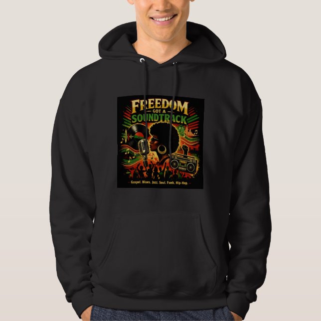 Camiseta Juneteenth Freedom Got a Soundtrack (Frente)