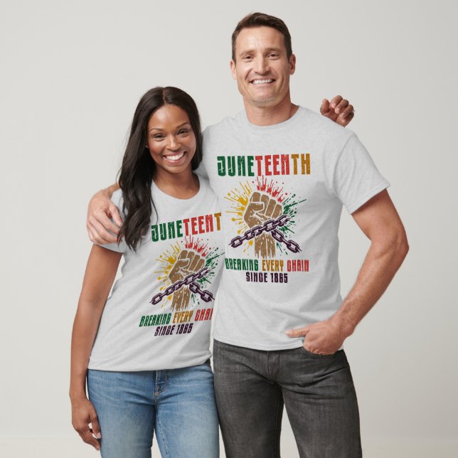 Camiseta Juneteenth - História Negra (Unissex)