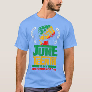 Camiseta Juneteenth is my Independence day Black king Queen