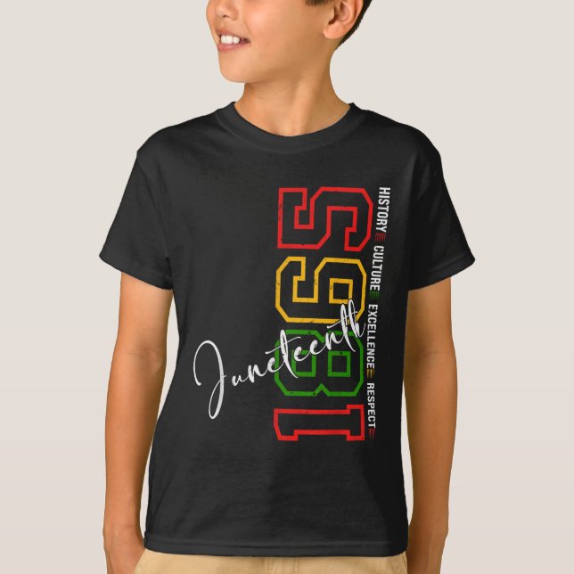 Camiseta Juneteenth Shirts Women Men African American Junet (Frente)