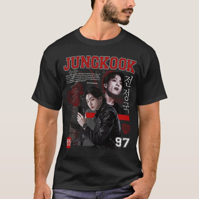 Camiseta Jungkook Retro Vintage (Frente)