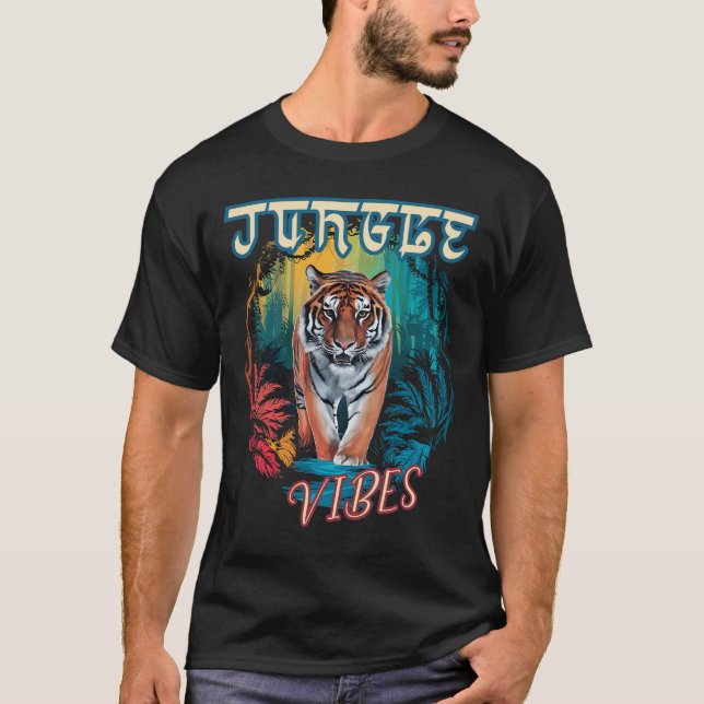 Camiseta JUNGLE VIBES Tigre legal (Frente)