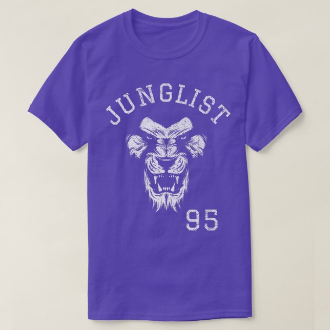 Camiseta Junglist Drum And Bass Lion Dnb Music Liquid1462 (Frente do Design)