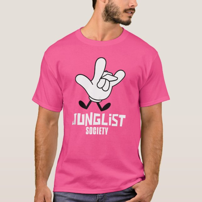 Camiseta Junglist Drum E Bass Edm Dnb Raver (Frente)