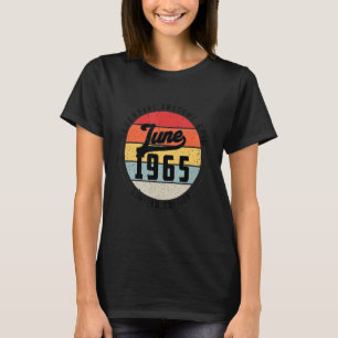 Camiseta Junho De 1965 57º Aniversário 57 Anos De Legendar