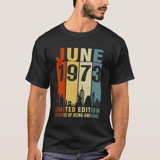 Camiseta Junho De 1973 50 Anos De Esforço (Frente)