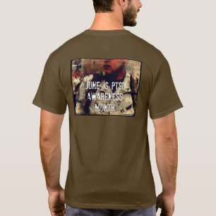 Camiseta Junho é o Mês de Consciência PTSD