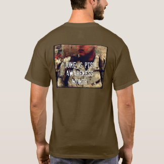 Camiseta Junho é o Mês de Consciência PTSD