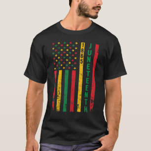 Camiseta Junho feminino: Bandeiras americanas