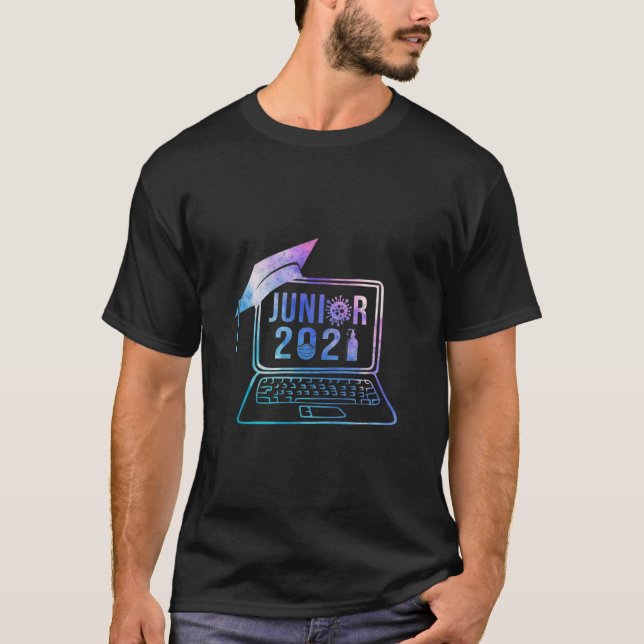 Camiseta Júnior 2021 95 Presente de Aniversário T- (Frente)