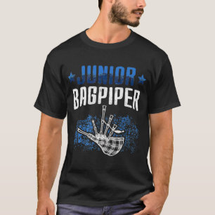 Camiseta Junior Bagpiper Bagpipe Scottish Bagpipe