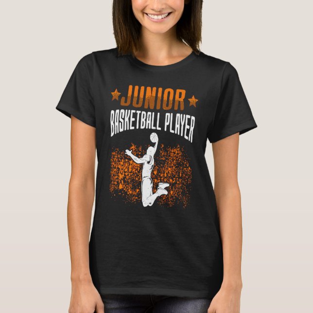Camiseta Junior Basketball Player Basketballer Basketballpl (Frente)